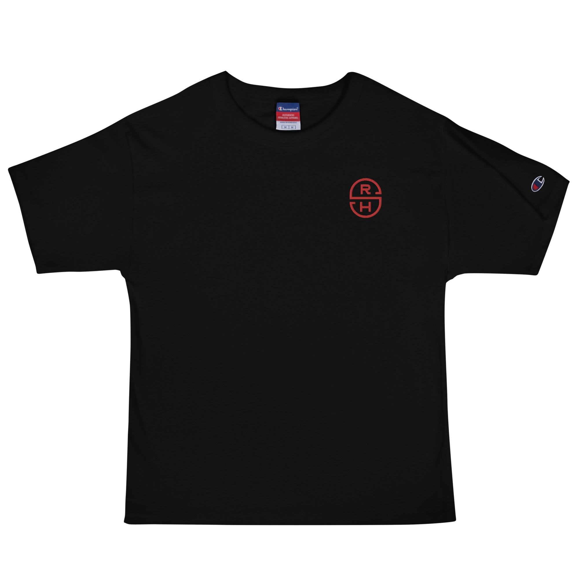 Embroidered Logo Men s Champion T Shirt Ralph H Simpson Brand Store